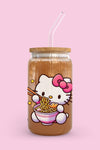 Libbey Glass Cup, Kitty Ramen