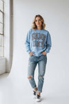 Unisex Fleece Graphic Sweatshirt , S1025