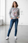 Unisex Fleece Graphic Sweatshirt , S1031