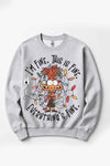 Unisex Fleece Graphic Sweatshirt , S1026