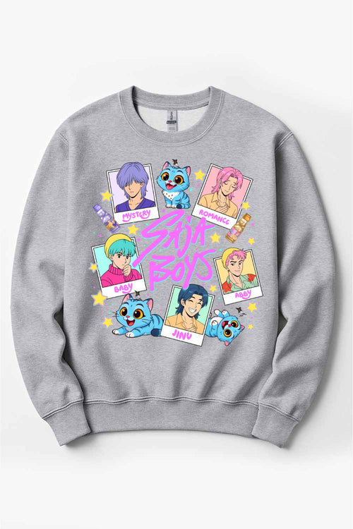 Unisex Fleece Graphic Sweatshirt , S1017