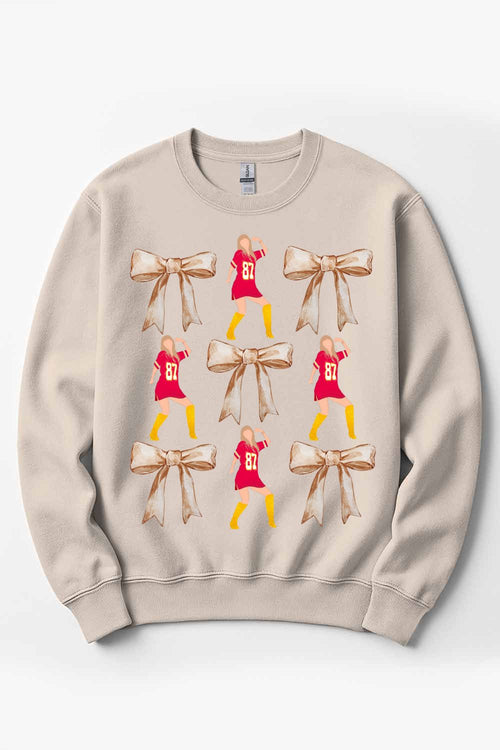 Unisex Fleece Graphic Sweatshirt , S1019